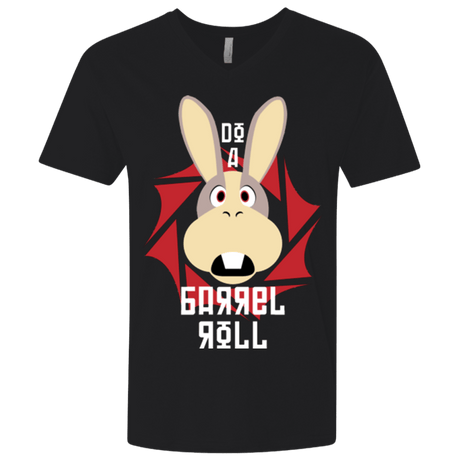 T-Shirts Black / X-Small Do A Barrel Roll Men's Premium V-Neck