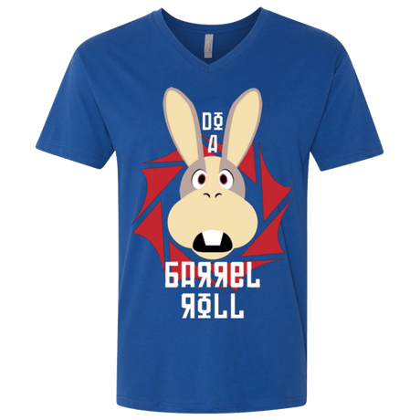 T-Shirts Royal / X-Small Do A Barrel Roll Men's Premium V-Neck