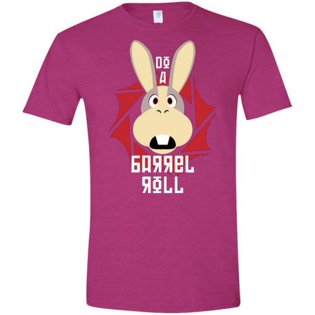 T-Shirts Antique Heliconia / S Do A Barrel Roll Men's Semi-Fitted Softstyle