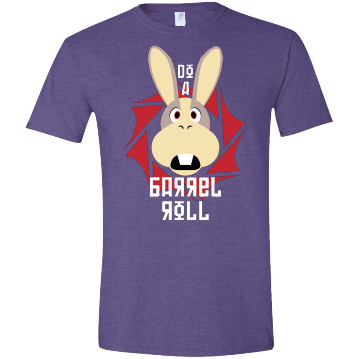T-Shirts Heather Purple / S Do A Barrel Roll Men's Semi-Fitted Softstyle