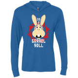 T-Shirts Vintage Royal / X-Small Do A Barrel Roll Triblend Long Sleeve Hoodie Tee