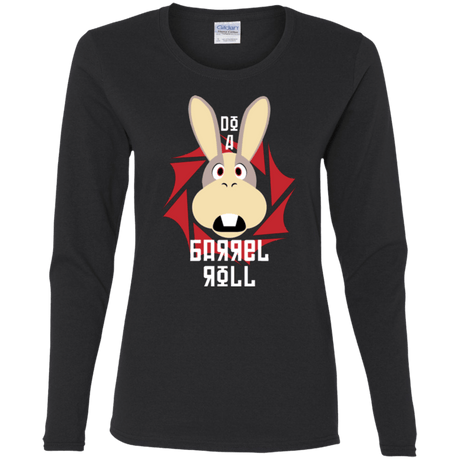 T-Shirts Black / S Do A Barrel Roll Women's Long Sleeve T-Shirt