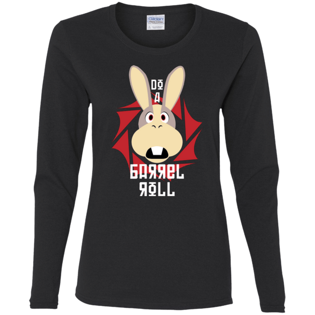 T-Shirts Black / S Do A Barrel Roll Women's Long Sleeve T-Shirt