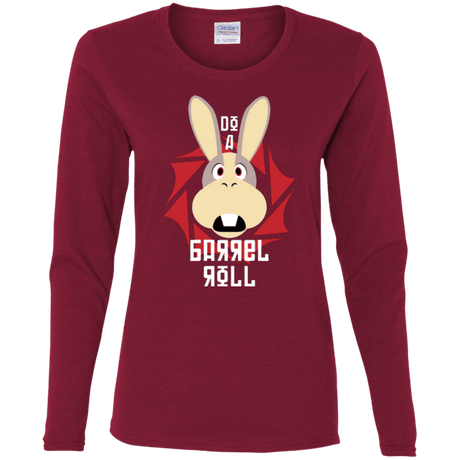 T-Shirts Cardinal / S Do A Barrel Roll Women's Long Sleeve T-Shirt