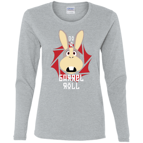 T-Shirts Sport Grey / S Do A Barrel Roll Women's Long Sleeve T-Shirt