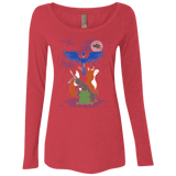 T-Shirts Vintage Red / Small Do a barrel roll Women's Triblend Long Sleeve Shirt