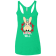 T-Shirts Envy / X-Small Do A Barrel Roll Women's Triblend Racerback Tank