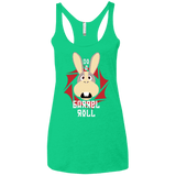 T-Shirts Envy / X-Small Do A Barrel Roll Women's Triblend Racerback Tank