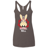 T-Shirts Macchiato / X-Small Do A Barrel Roll Women's Triblend Racerback Tank