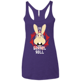 T-Shirts Purple Rush / X-Small Do A Barrel Roll Women's Triblend Racerback Tank