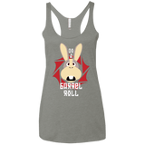 T-Shirts Venetian Grey / X-Small Do A Barrel Roll Women's Triblend Racerback Tank