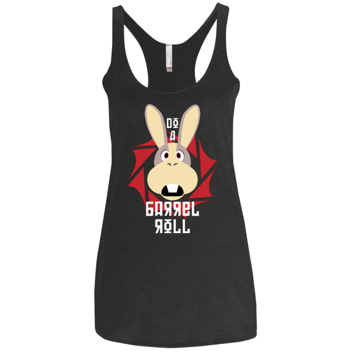 T-Shirts Vintage Black / X-Small Do A Barrel Roll Women's Triblend Racerback Tank