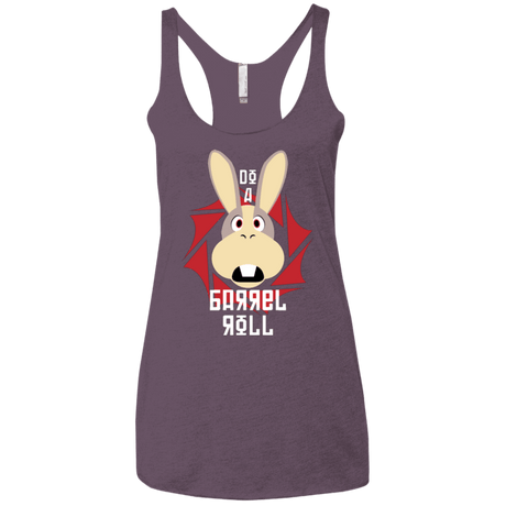 T-Shirts Vintage Purple / X-Small Do A Barrel Roll Women's Triblend Racerback Tank