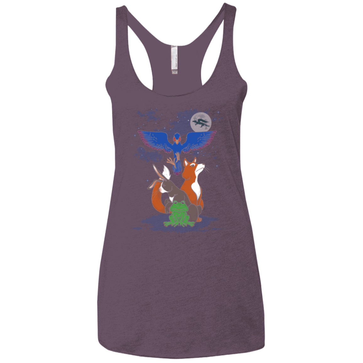 T-Shirts Vintage Purple / X-Small Do a barrel roll Women's Triblend Racerback Tank