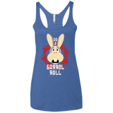 T-Shirts Vintage Royal / X-Small Do A Barrel Roll Women's Triblend Racerback Tank