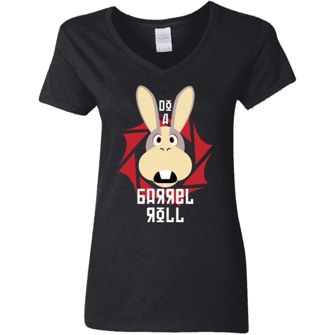 T-Shirts Black / S Do A Barrel Roll Women's V-Neck T-Shirt