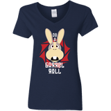 T-Shirts Navy / S Do A Barrel Roll Women's V-Neck T-Shirt