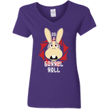 T-Shirts Purple / S Do A Barrel Roll Women's V-Neck T-Shirt