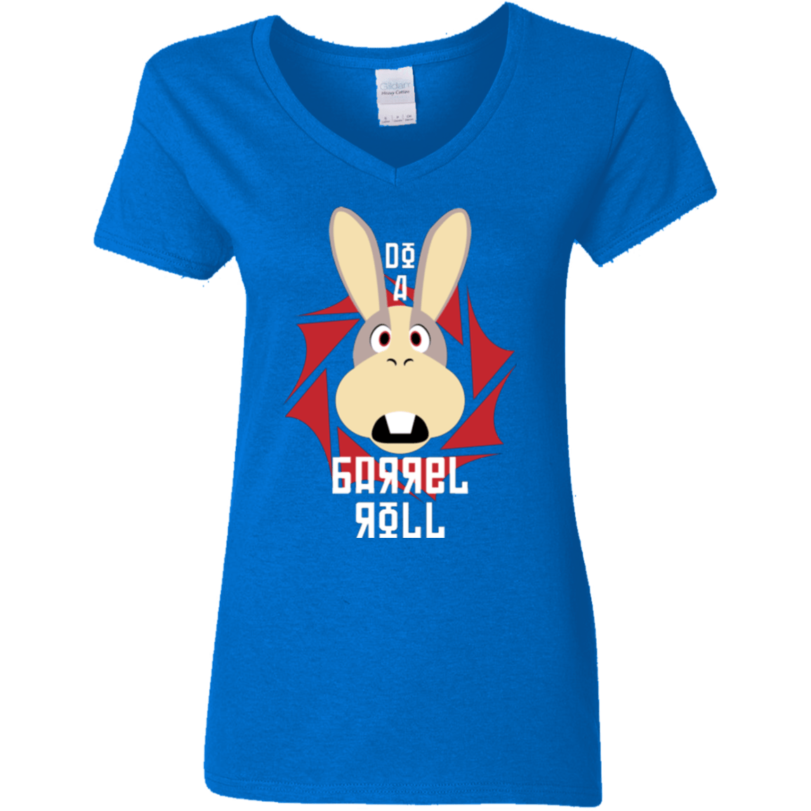 T-Shirts Royal / S Do A Barrel Roll Women's V-Neck T-Shirt