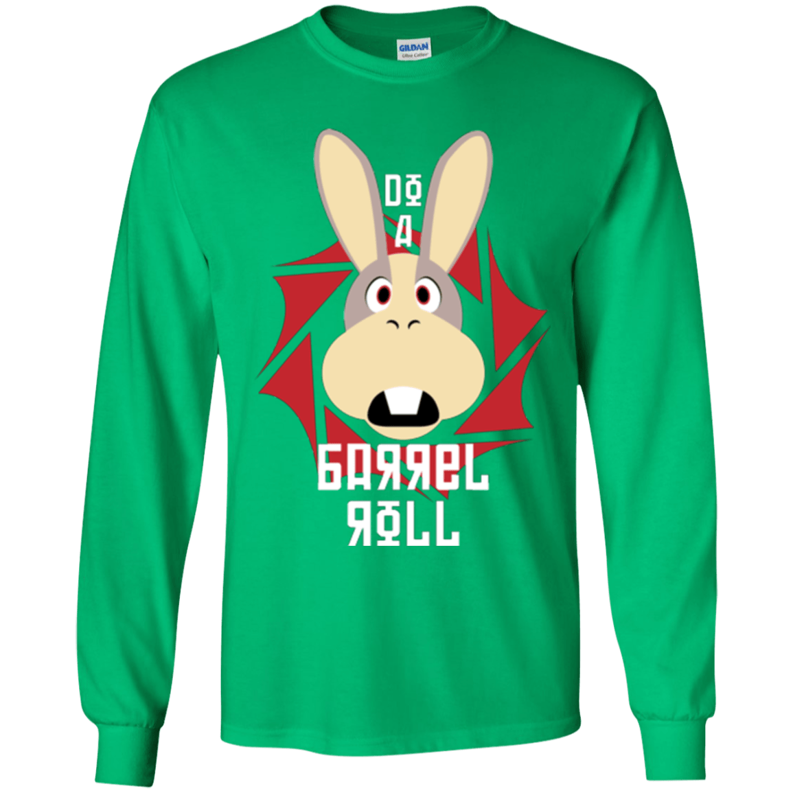 T-Shirts Irish Green / YS Do A Barrel Roll Youth Long Sleeve T-Shirt