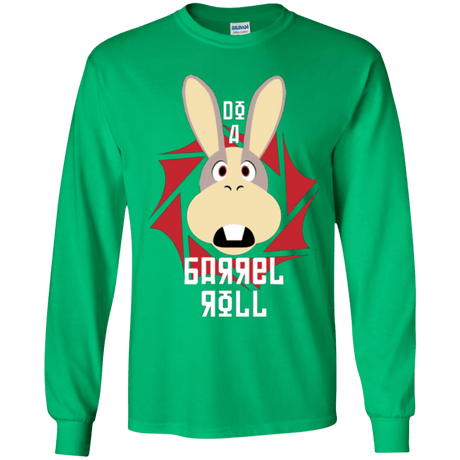 T-Shirts Irish Green / YS Do A Barrel Roll Youth Long Sleeve T-Shirt