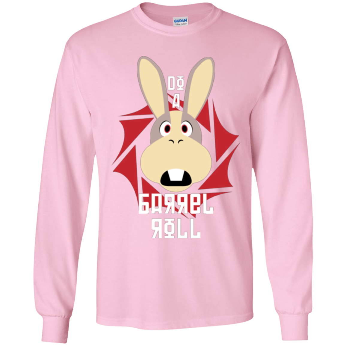T-Shirts Light Pink / YS Do A Barrel Roll Youth Long Sleeve T-Shirt