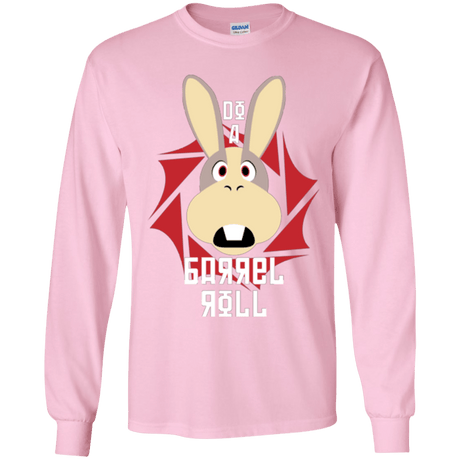 T-Shirts Light Pink / YS Do A Barrel Roll Youth Long Sleeve T-Shirt