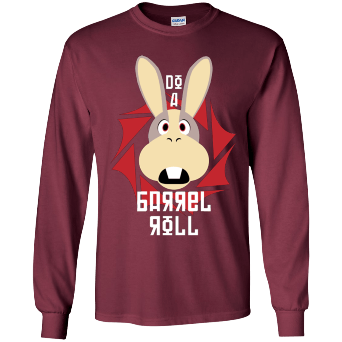 T-Shirts Maroon / YS Do A Barrel Roll Youth Long Sleeve T-Shirt