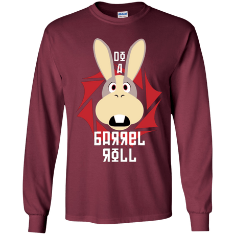 T-Shirts Maroon / YS Do A Barrel Roll Youth Long Sleeve T-Shirt