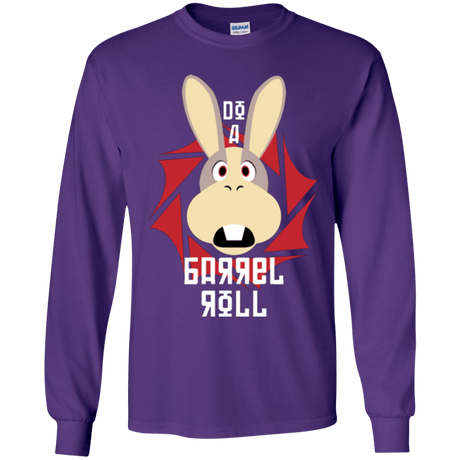 T-Shirts Purple / YS Do A Barrel Roll Youth Long Sleeve T-Shirt
