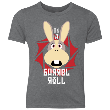 T-Shirts Premium Heather / YXS Do A Barrel Roll Youth Triblend T-Shirt