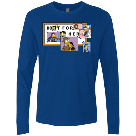 T-Shirts Royal / S Do it for Eleven Men's Premium Long Sleeve