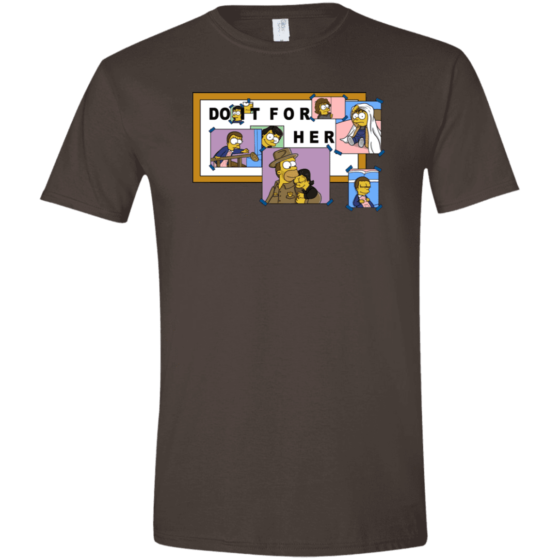 T-Shirts Dark Chocolate / S Do it for Eleven Men's Semi-Fitted Softstyle