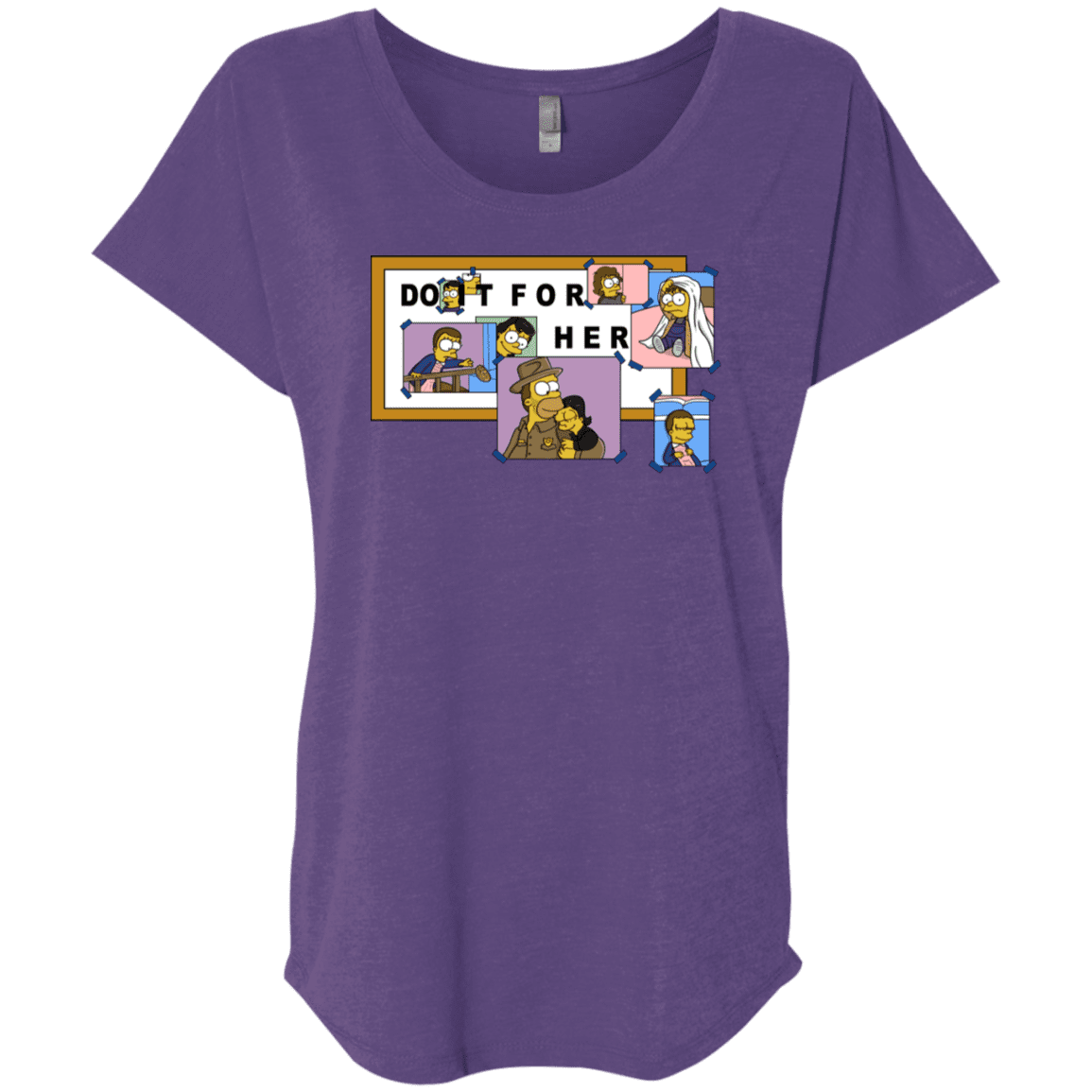 T-Shirts Purple Rush / X-Small Do it for Eleven Triblend Dolman Sleeve