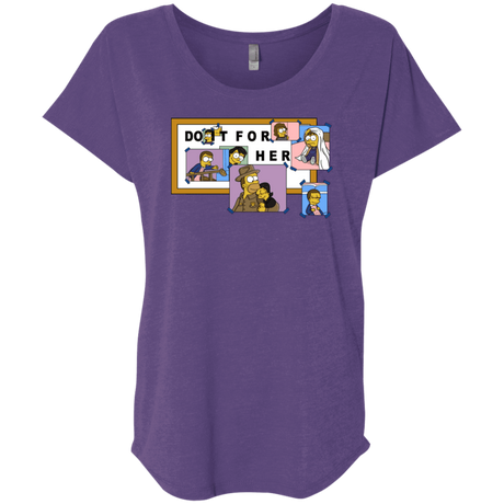 T-Shirts Purple Rush / X-Small Do it for Eleven Triblend Dolman Sleeve