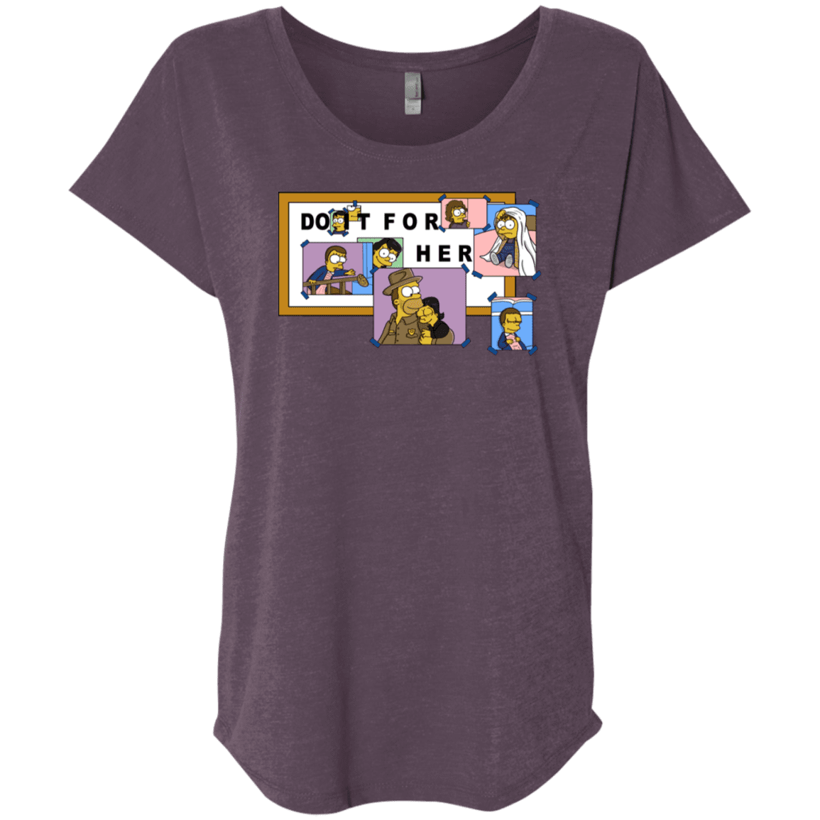 T-Shirts Vintage Purple / X-Small Do it for Eleven Triblend Dolman Sleeve