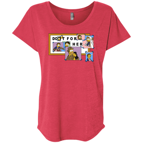 T-Shirts Vintage Red / X-Small Do it for Eleven Triblend Dolman Sleeve