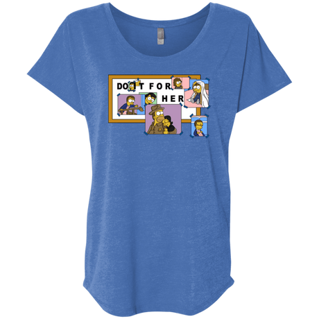 T-Shirts Vintage Royal / X-Small Do it for Eleven Triblend Dolman Sleeve