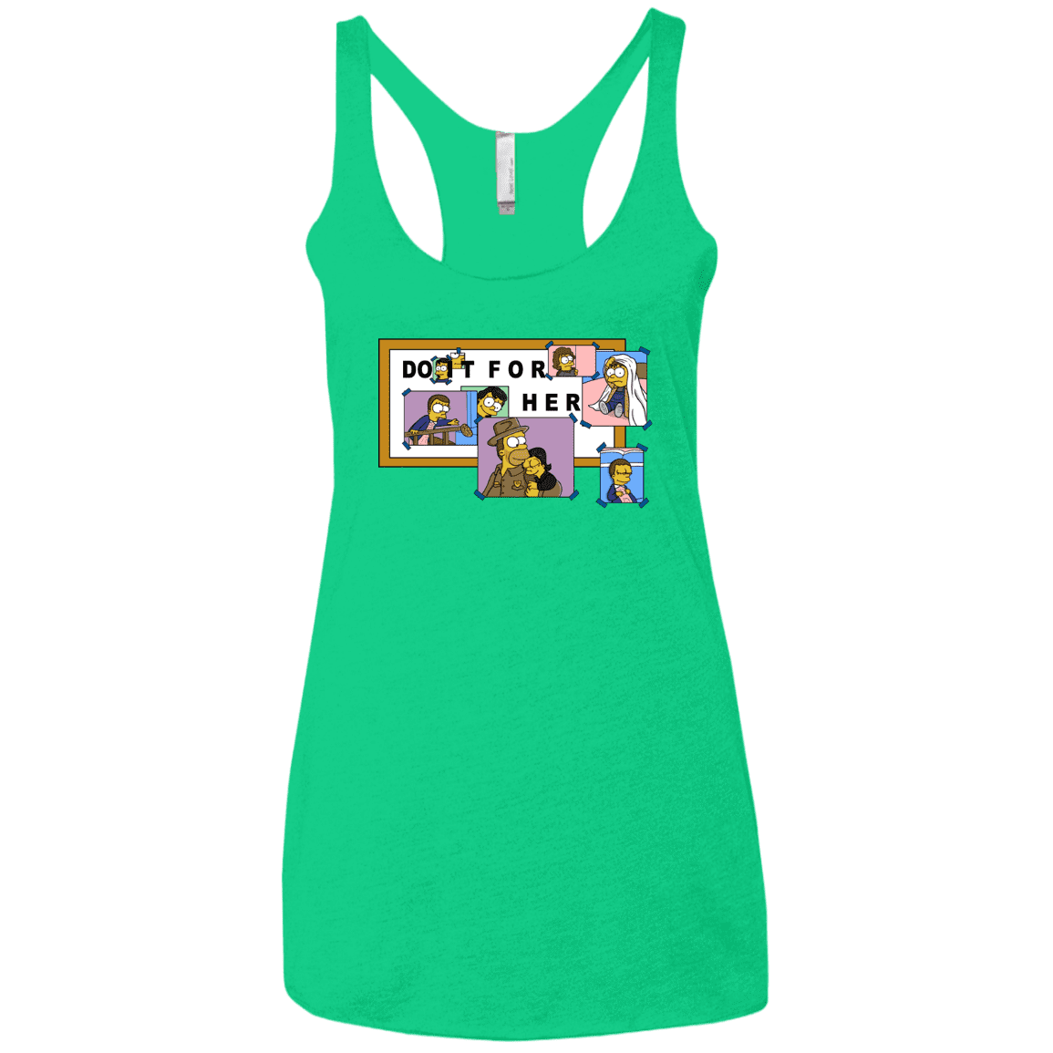T-Shirts Envy / X-Small Do it for Eleven Women's Triblend Racerback Tank