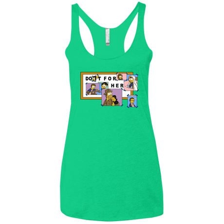 T-Shirts Envy / X-Small Do it for Eleven Women's Triblend Racerback Tank