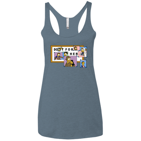 T-Shirts Indigo / X-Small Do it for Eleven Women's Triblend Racerback Tank