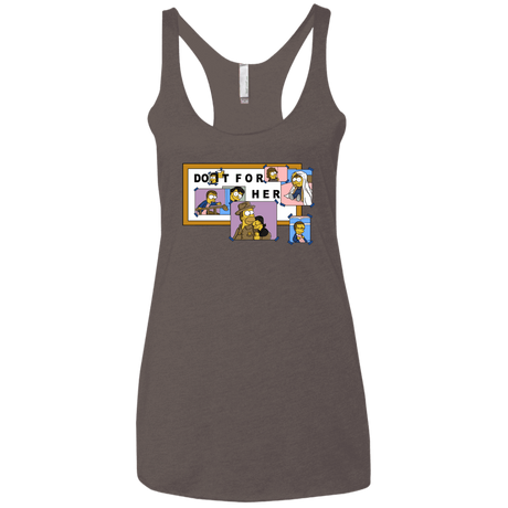 T-Shirts Macchiato / X-Small Do it for Eleven Women's Triblend Racerback Tank