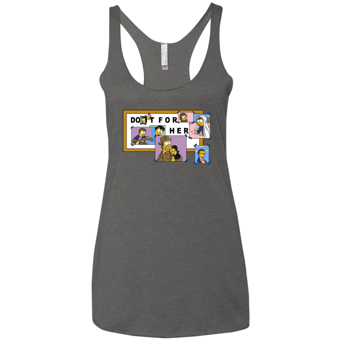 T-Shirts Premium Heather / X-Small Do it for Eleven Women's Triblend Racerback Tank