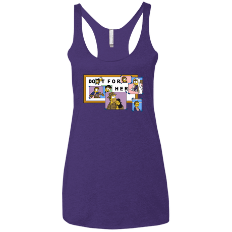 T-Shirts Purple Rush / X-Small Do it for Eleven Women's Triblend Racerback Tank