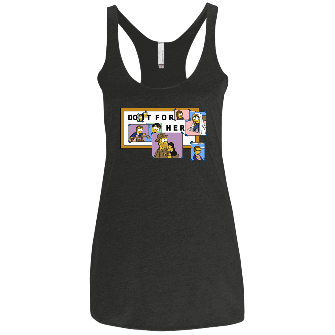 T-Shirts Vintage Black / X-Small Do it for Eleven Women's Triblend Racerback Tank