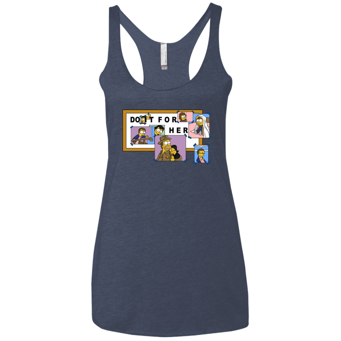 T-Shirts Vintage Navy / X-Small Do it for Eleven Women's Triblend Racerback Tank