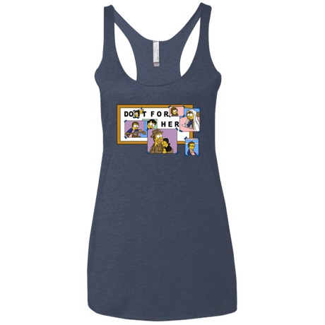 T-Shirts Vintage Navy / X-Small Do it for Eleven Women's Triblend Racerback Tank