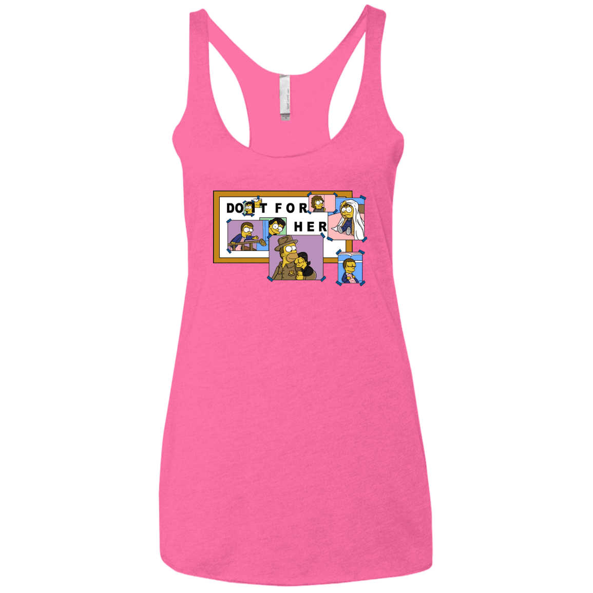 T-Shirts Vintage Pink / X-Small Do it for Eleven Women's Triblend Racerback Tank