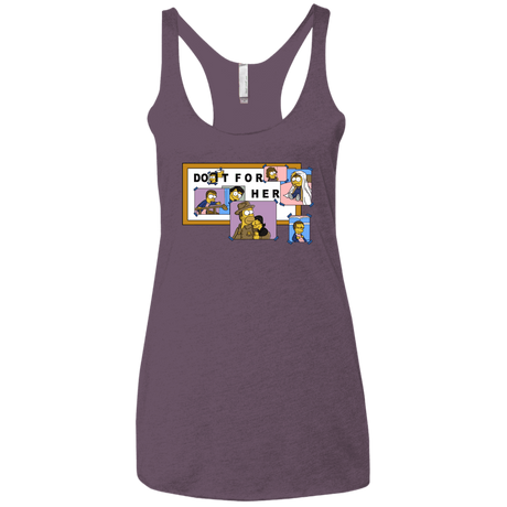 T-Shirts Vintage Purple / X-Small Do it for Eleven Women's Triblend Racerback Tank