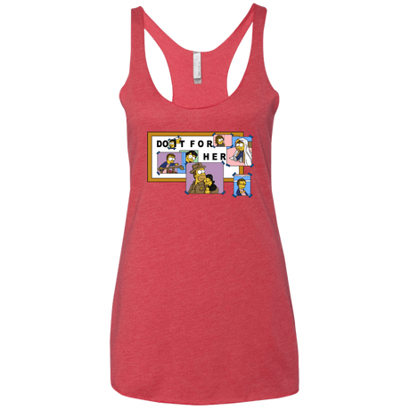 T-Shirts Vintage Red / X-Small Do it for Eleven Women's Triblend Racerback Tank